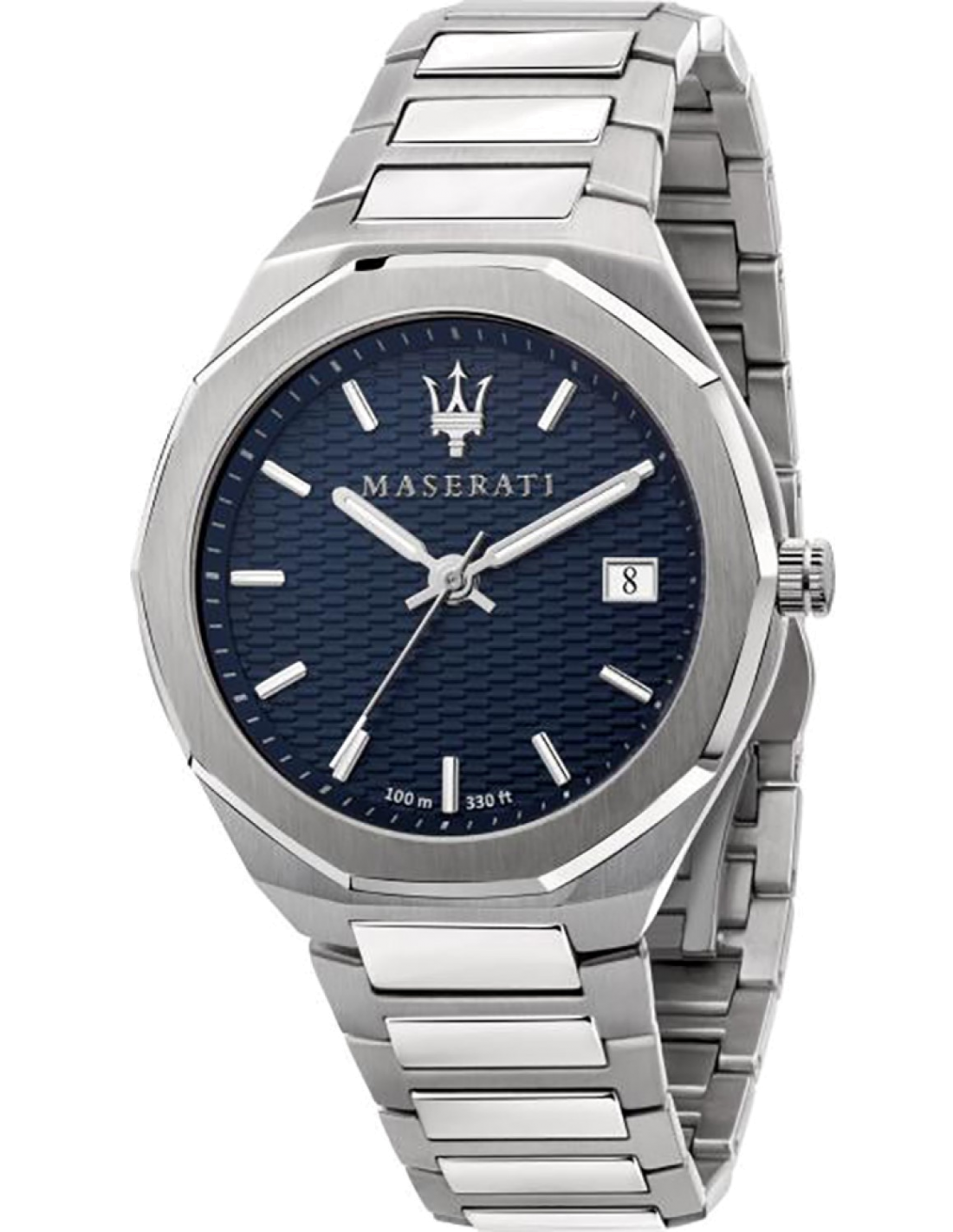 Montre Homme Maserati Stile R8853142006 cadran octogonal bleu