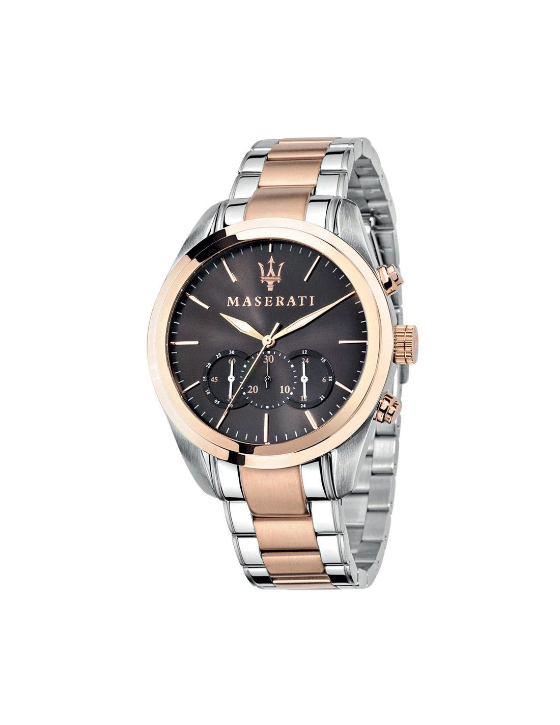 Montre Homme Maserati Traguardo R8873612003 bracelet acier bicolore