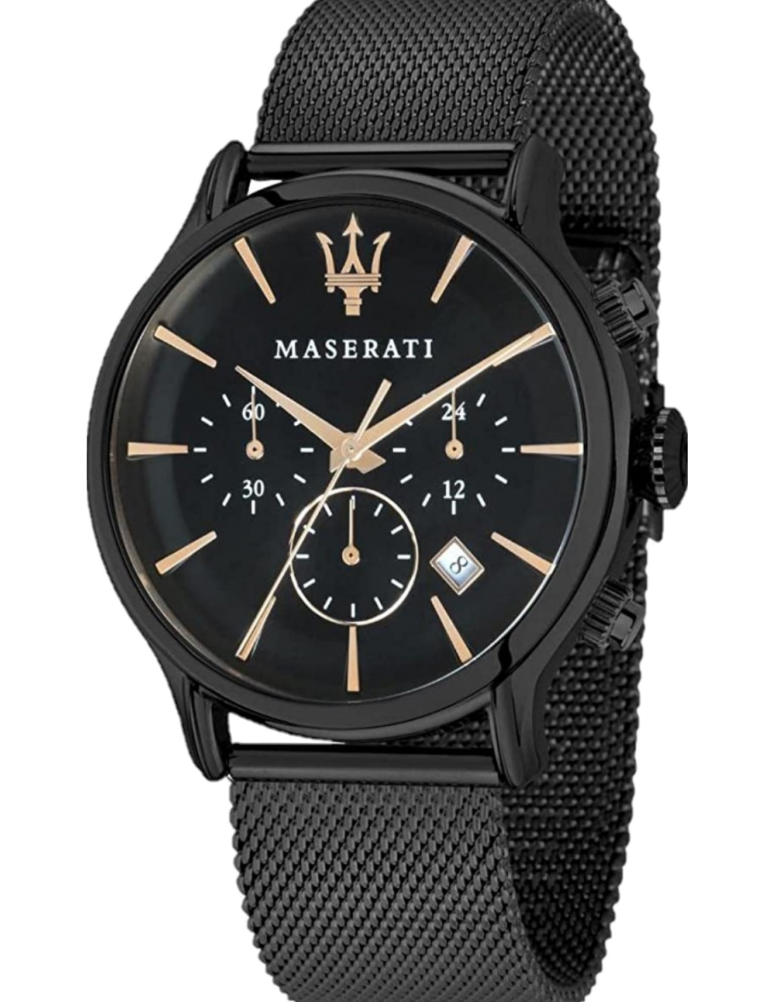 Montre Homme Maserati Epoca R8873618006 Maille milanaise noire