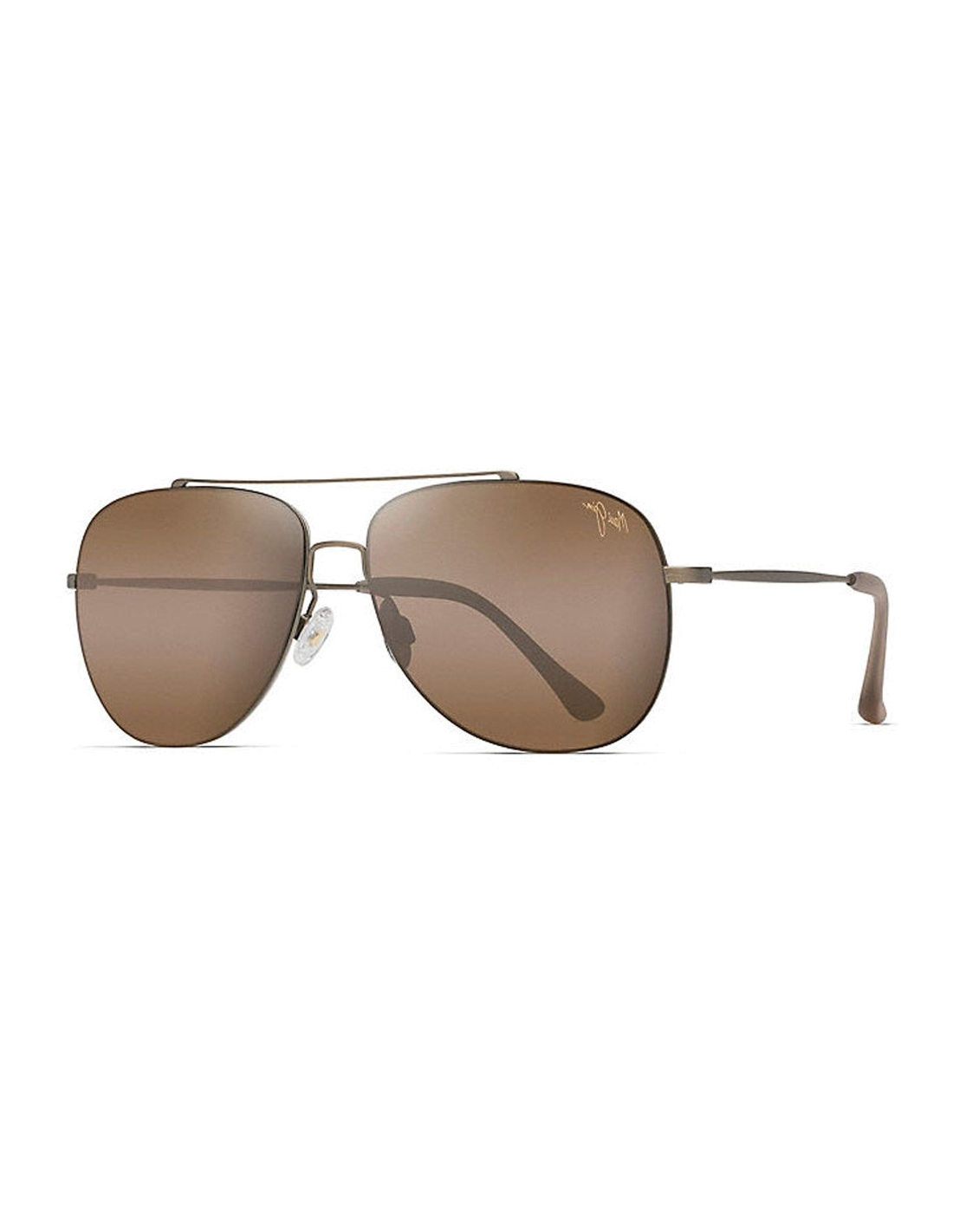 Lunettes de soleil Maui Jim Cinder Cone H789-16M - Monture or, verres brins polarisés - Homme