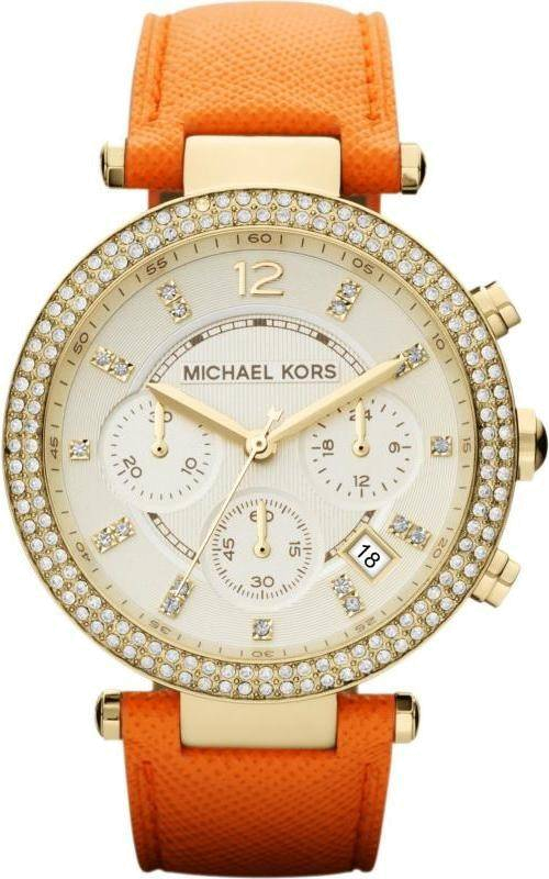 Montre Femme Michael Kors MK2279 Bracelet en cuir orange
