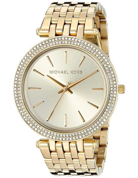 Montre Michael Kors Darci MK3191 ronde analogique bracelet acier doré jaune