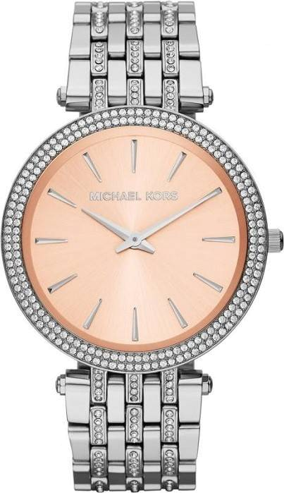 Montre Femme Michael Kors Darci MK3218 Bracelet en acier argenté et strass