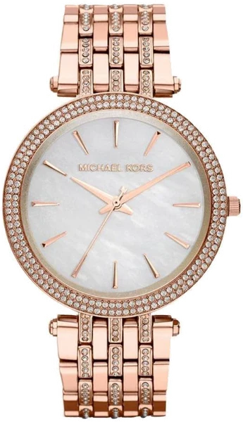 Montre Michael Kors Darci MK3220 Ornée de brillants bracelet acier or rose