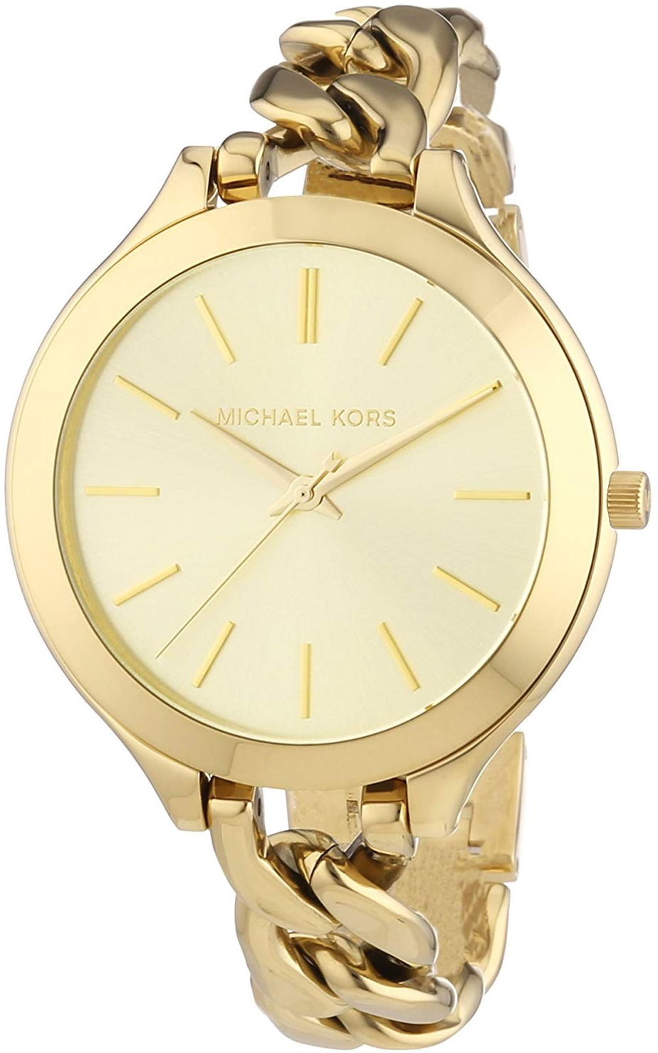 Montre Michael Kors Runway MK3222 Bracelet chaine acier doré or
