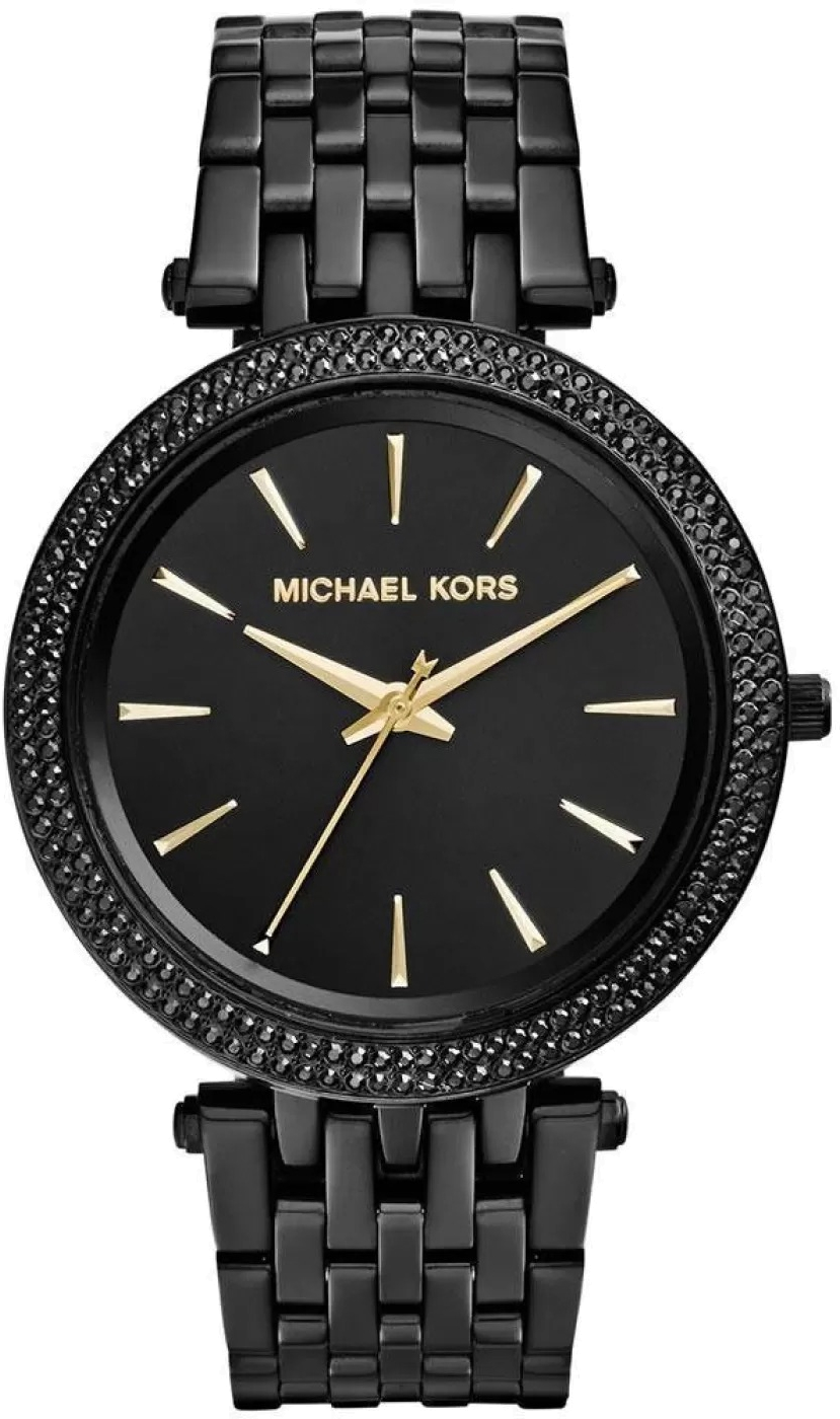 Montre Michael Kors MK3337 Darci en Acier Noir et Brillants Noirs