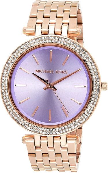 Montre Michael Kors MK3400 Or Rose et Cadran Violet