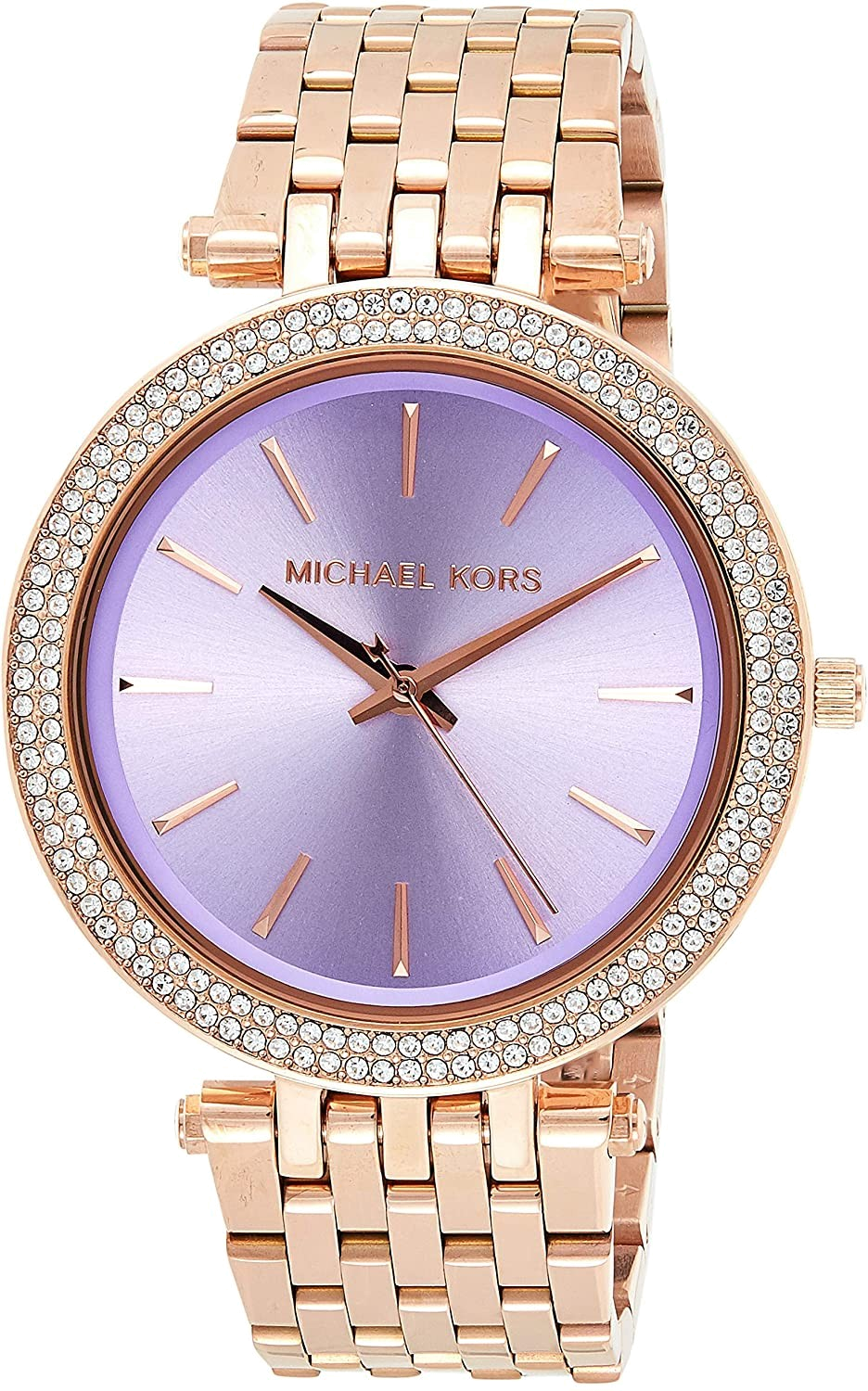 Montre Michael Kors MK3400 Or Rose et Cadran Violet