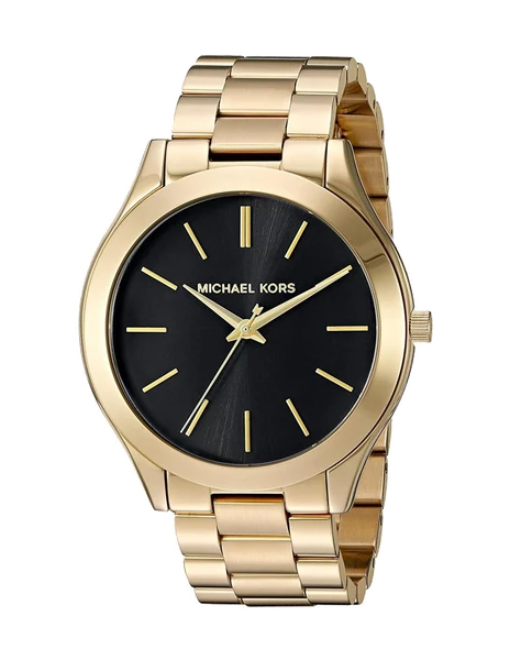 Montre Femme Michael Kors MK3478 Acier Doré et Cadran Noir