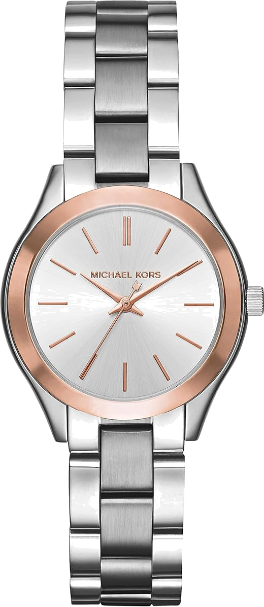 Montre Femme Michael Kors MK3514 Bracelet Acier Bi-ton et Cadran Doré