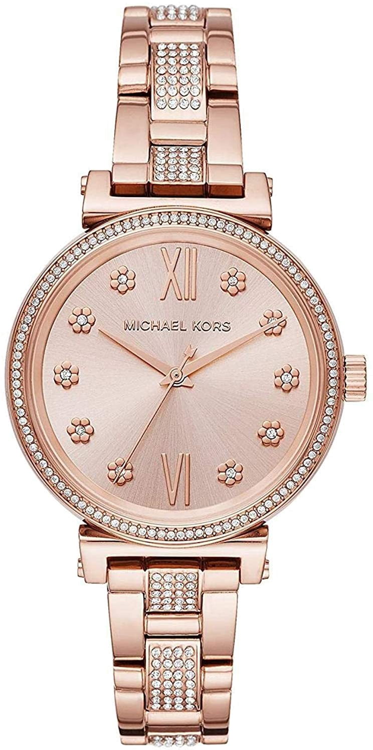 Michael Kors MK3882 montre acier inoxydable blanc — Montres Outlet