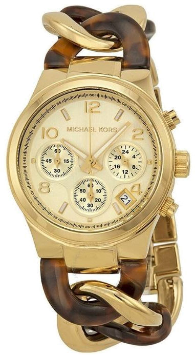 Montre Michael Kors MK4222 Runway bracelet twist écaille de tortue