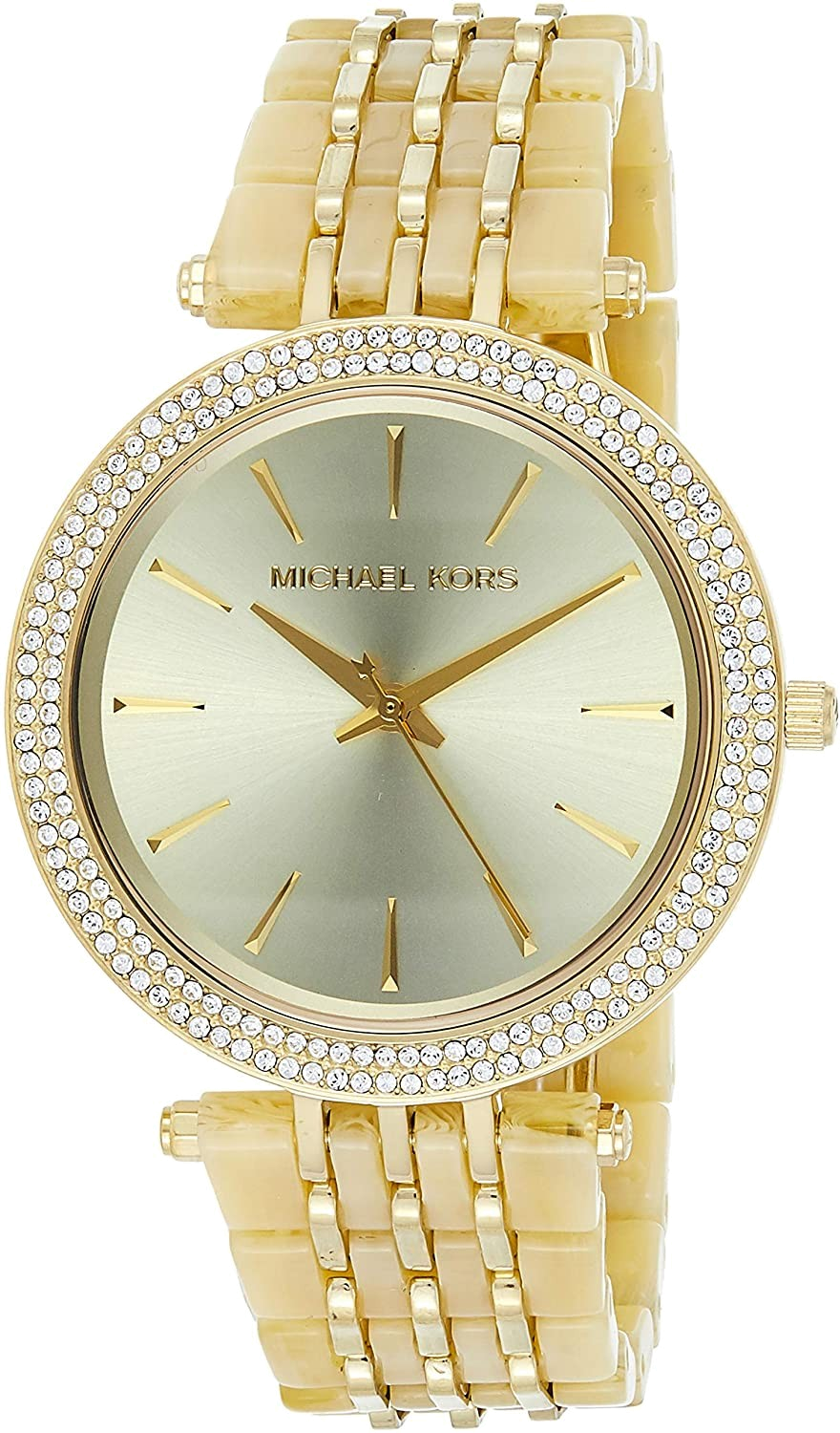 Montre Michael Kors MK4325 Bracelet Bi-matière Acétate et Acier Doré