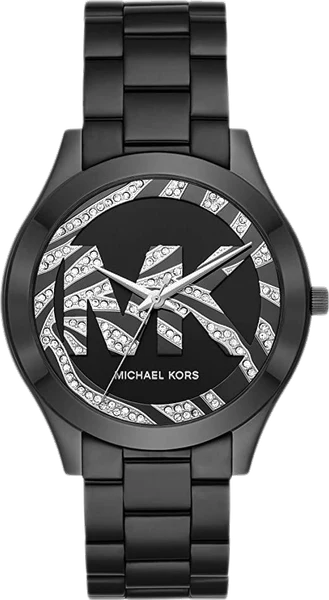 Montre femme Michael Kors Runway MK4562 bracelet en acier inoxydable noir