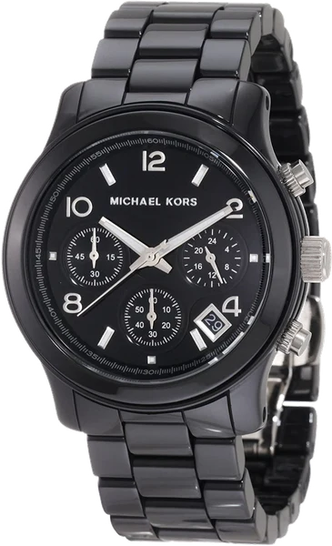 Montre Michael Kors Runway MK5162 en céramique noire