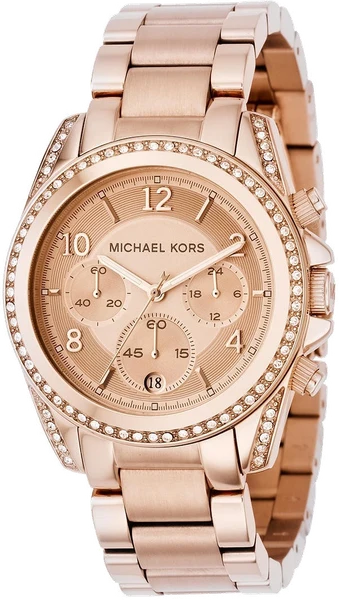 Montre Femme Michael Kors Runway MK5263 Bracelet acier or rose