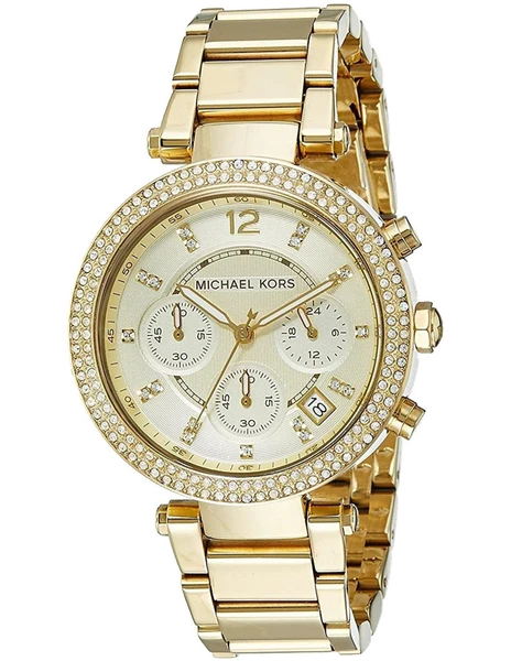 Montre Michael Kors MK5354 en Acier Doré et Cristaux Swarovski