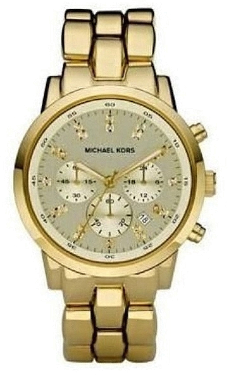 Michael Kors MK5364 chronographe avec cadran noir — Montres Outlet