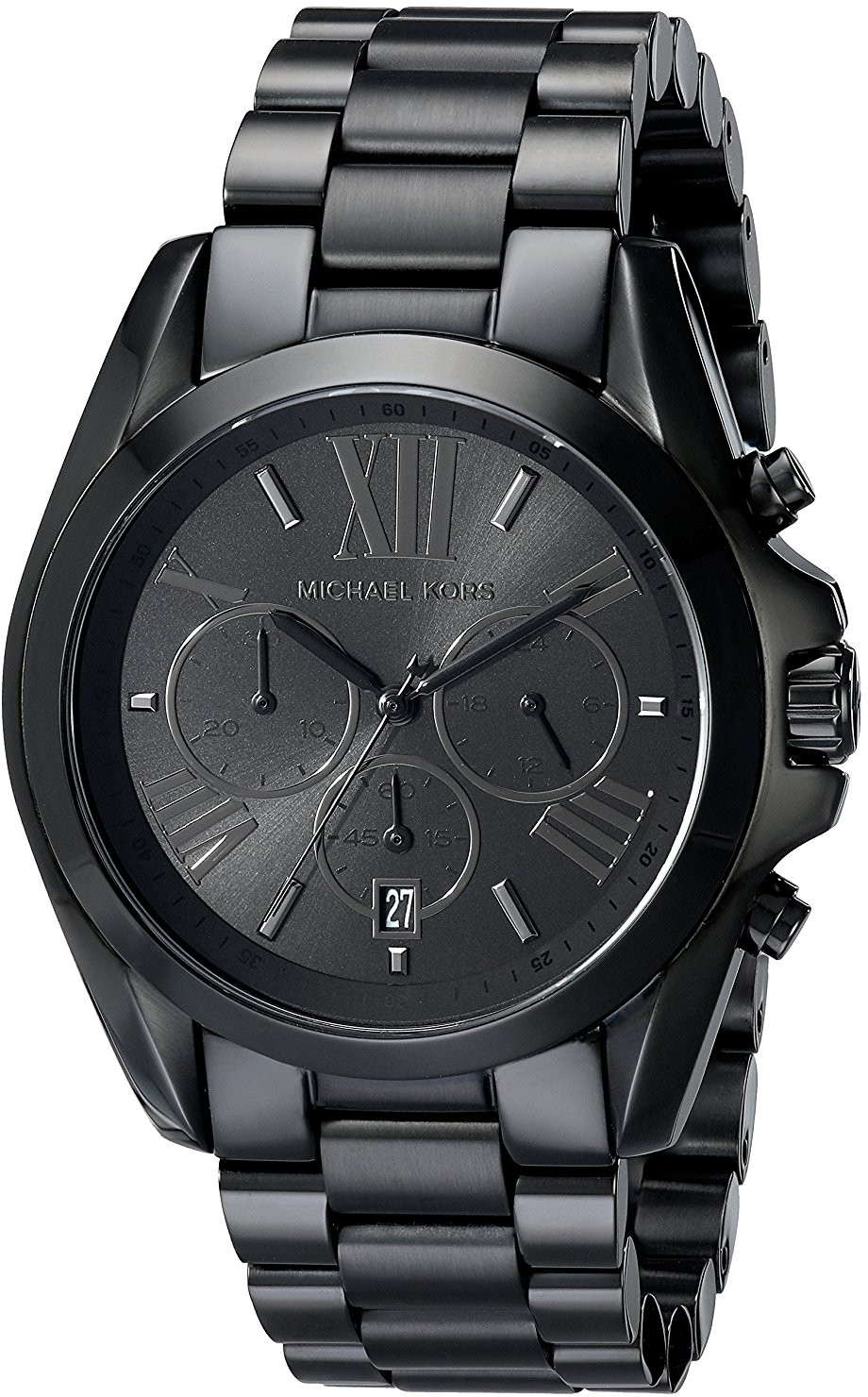 Montre Michael Kors MK5550 Chronographe en Acier Inoxydable Noir 45 mm