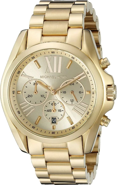 Montre Michael Kors MK5605 Bradshaw chronomètre acier doré