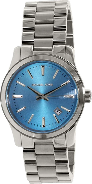 Montre Michael Kors MK5914 en Acier Argenté avec Cadran Bleu