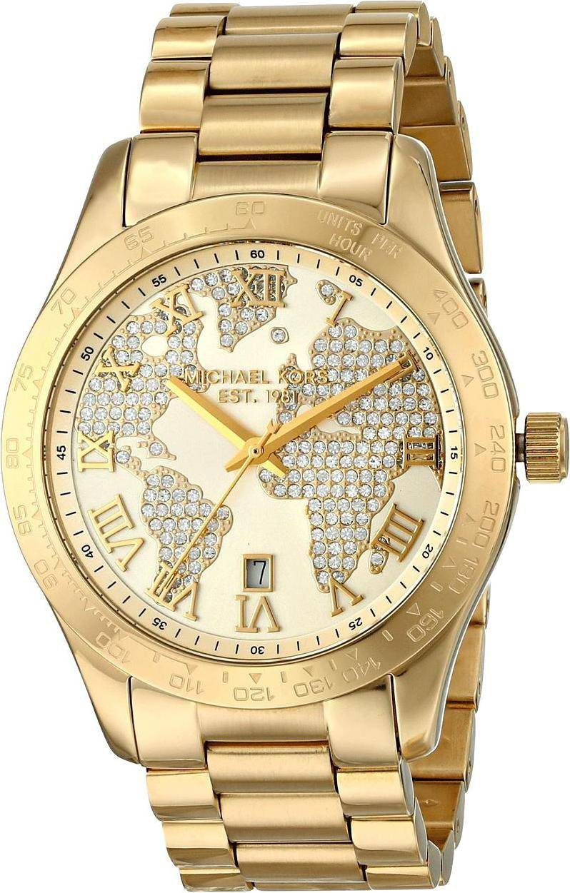 Montre Femme Michael Kors Layton MK5959 cadran acier doré
