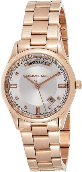 Montre Michael Kors MK6052 en acier doré et cadran bleu