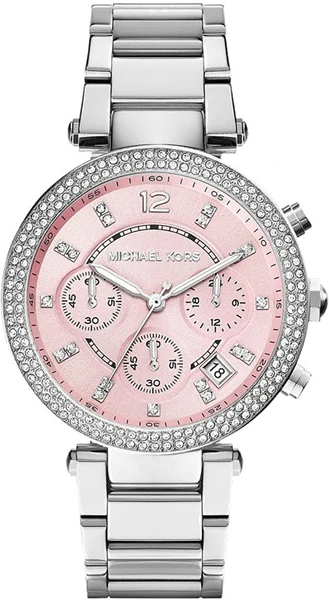 Montre Michael Kors Parker MK6105 chronomètre sport cadran rose