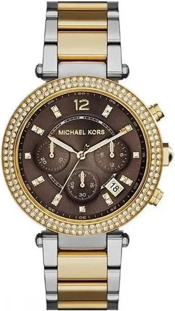 Montre Michael Kors MK6118 Parker Chronomètre Acier Bi-ton
