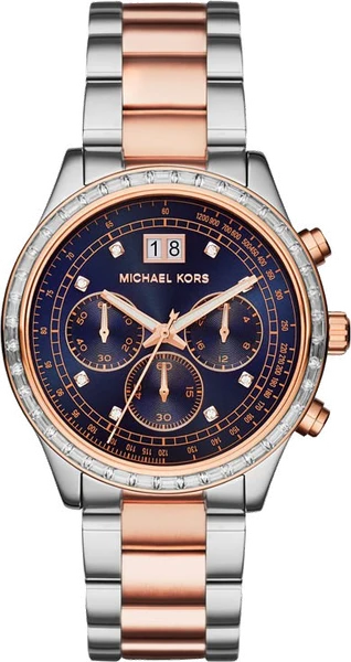 Montre Michael Kors MK6205 Brinkley en Acier Argenté Bi-ton