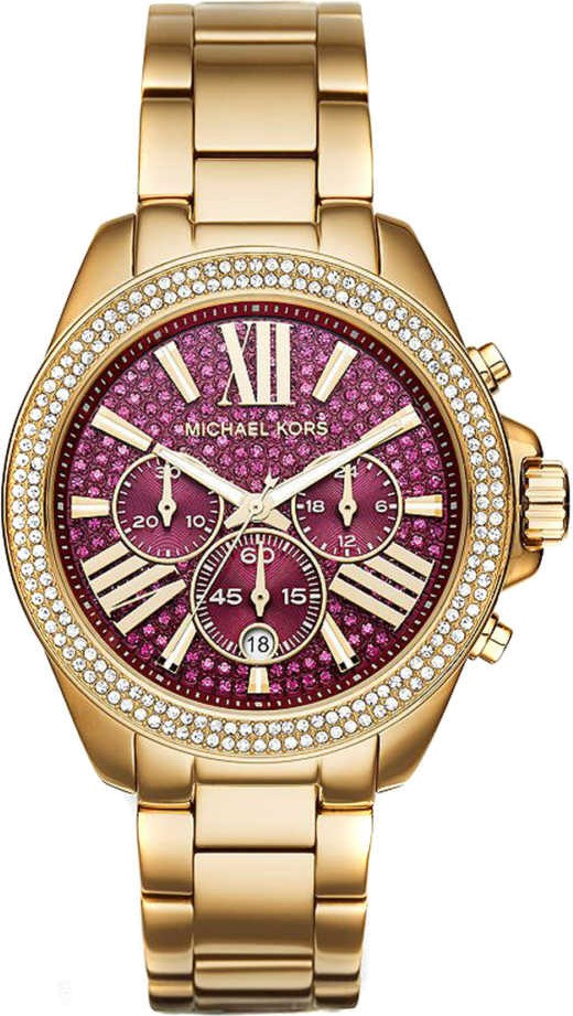 Montre Michael Kors MK6290 Wren Pavée de Cristaux Finition Or