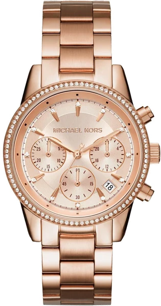 Montre Michael Kors Ritz MK6357 bracelet acier or rose