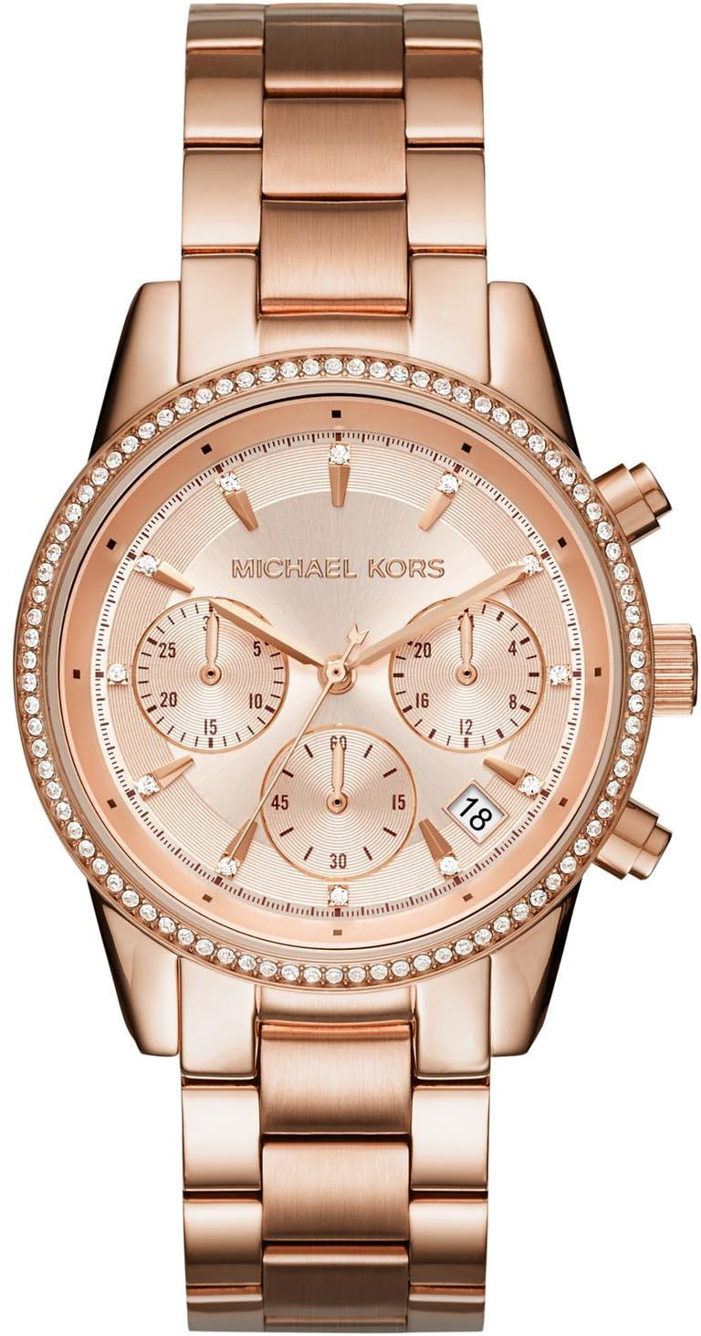 Montre Michael Kors Ritz MK6357 bracelet acier or rose