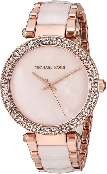 Montre Femme Michael Kors MK6402 Parker en Acier Bicolore et Cristaux