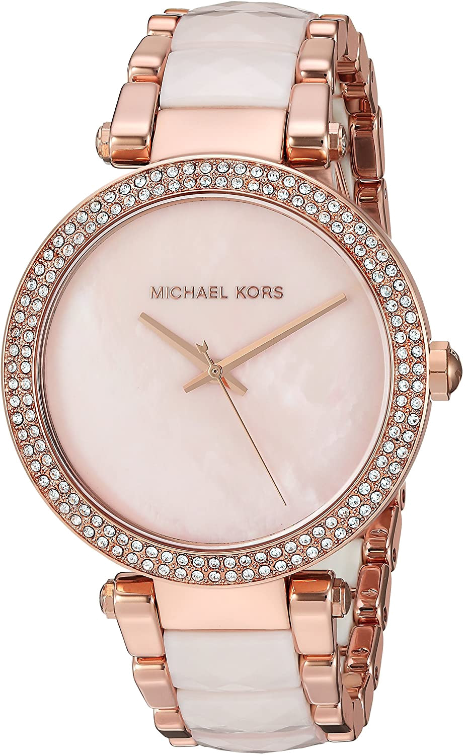Montre Femme Michael Kors MK6402 Parker en Acier Bicolore et Cristaux