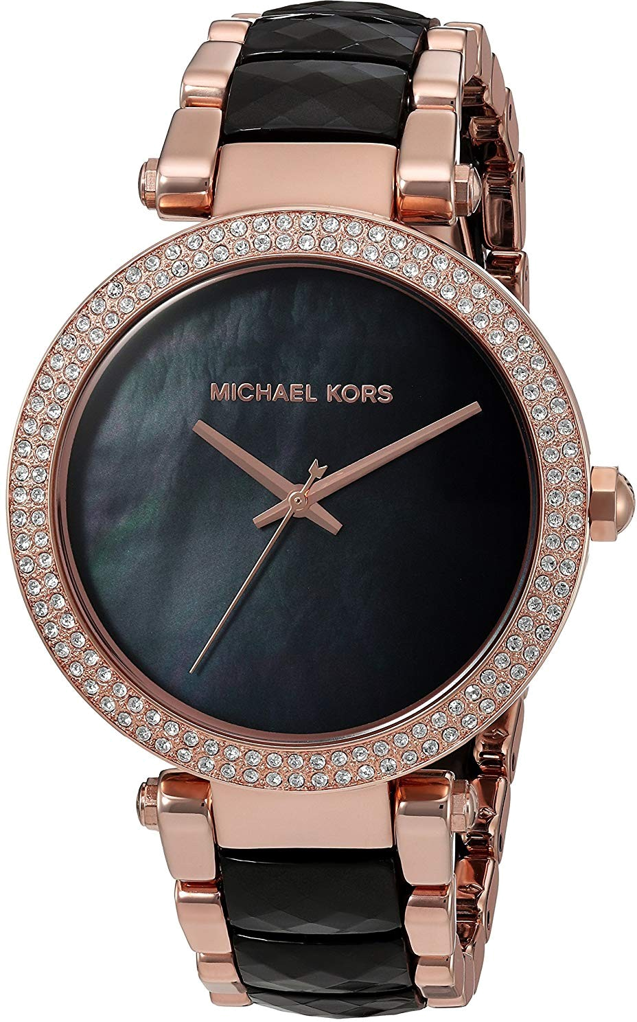 Michael Kors MK6414 avec cadran argenté et bracelet acier inoxydable — Montres Outlet