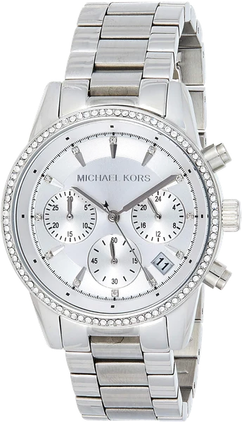 Montre Femme Michael Kors MK6428 Ritz Argentée à Maillons