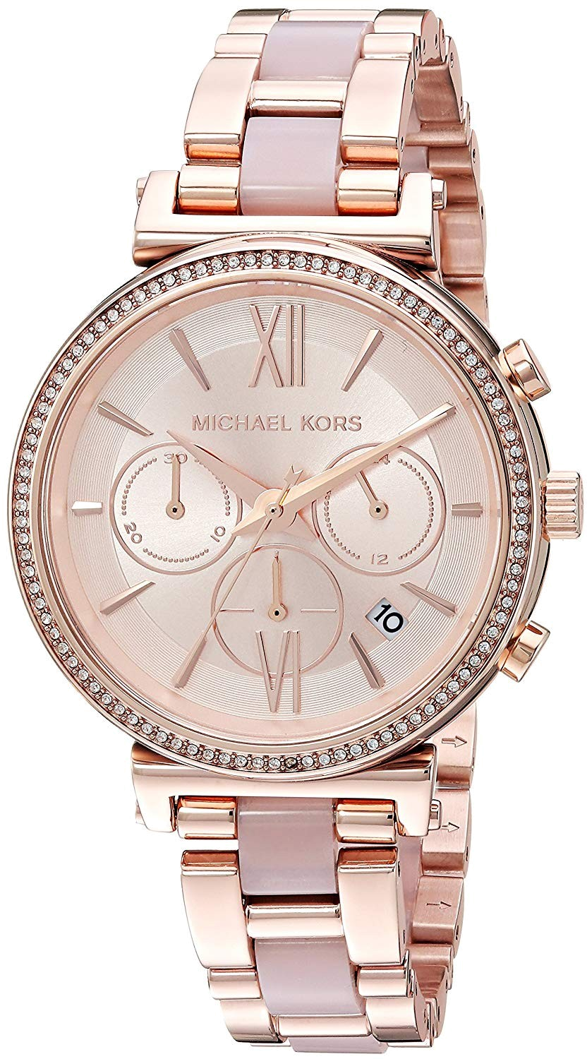 Montre Femme Michael Kors Sofie MK6560 bracelet bi matière