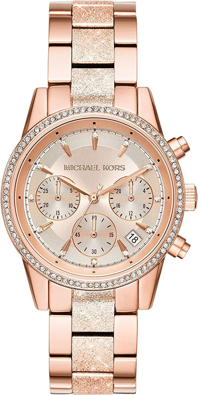 Michael Kors MK6598 cadran noir — Montres Outlet
