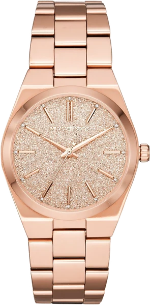 Montre Michael Kors MK6624 Channing en Acier Or Rose et Cadran Cristaux