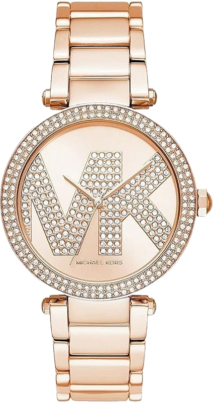 Montre femme Michael Kors Parker MK6660 cadran or rose bracelet en acier inoxydable
