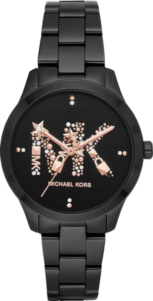 Montre Michael Kors Runway MK6683 en acier inoxydable noir