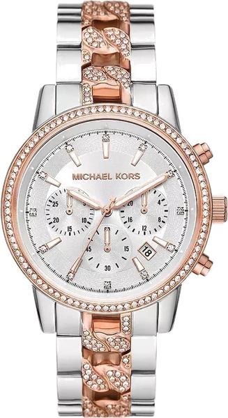 Montre femme Michael Kors Ritz MK6938 Chronographe bicolore