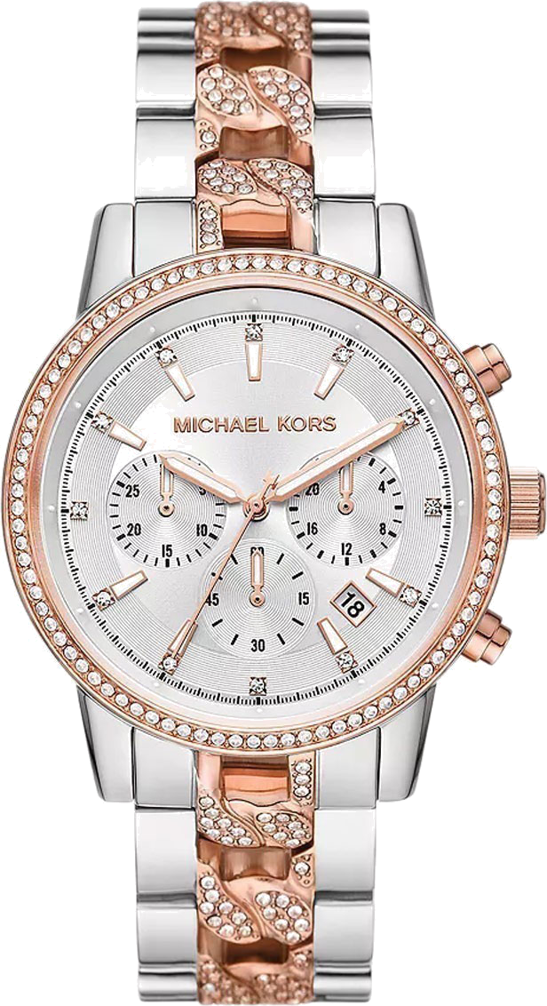 Montre femme Michael Kors Ritz MK6938 Chronographe bicolore