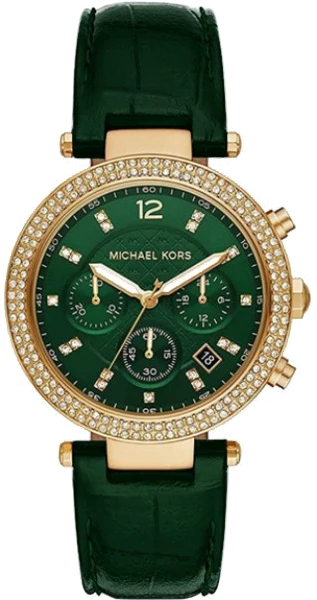 Montre Michael Kors Parker MK6985 Bracelet en cuir vert