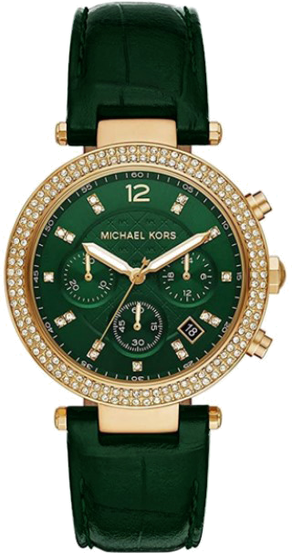 Montre Michael Kors Parker MK6985 Bracelet en cuir vert