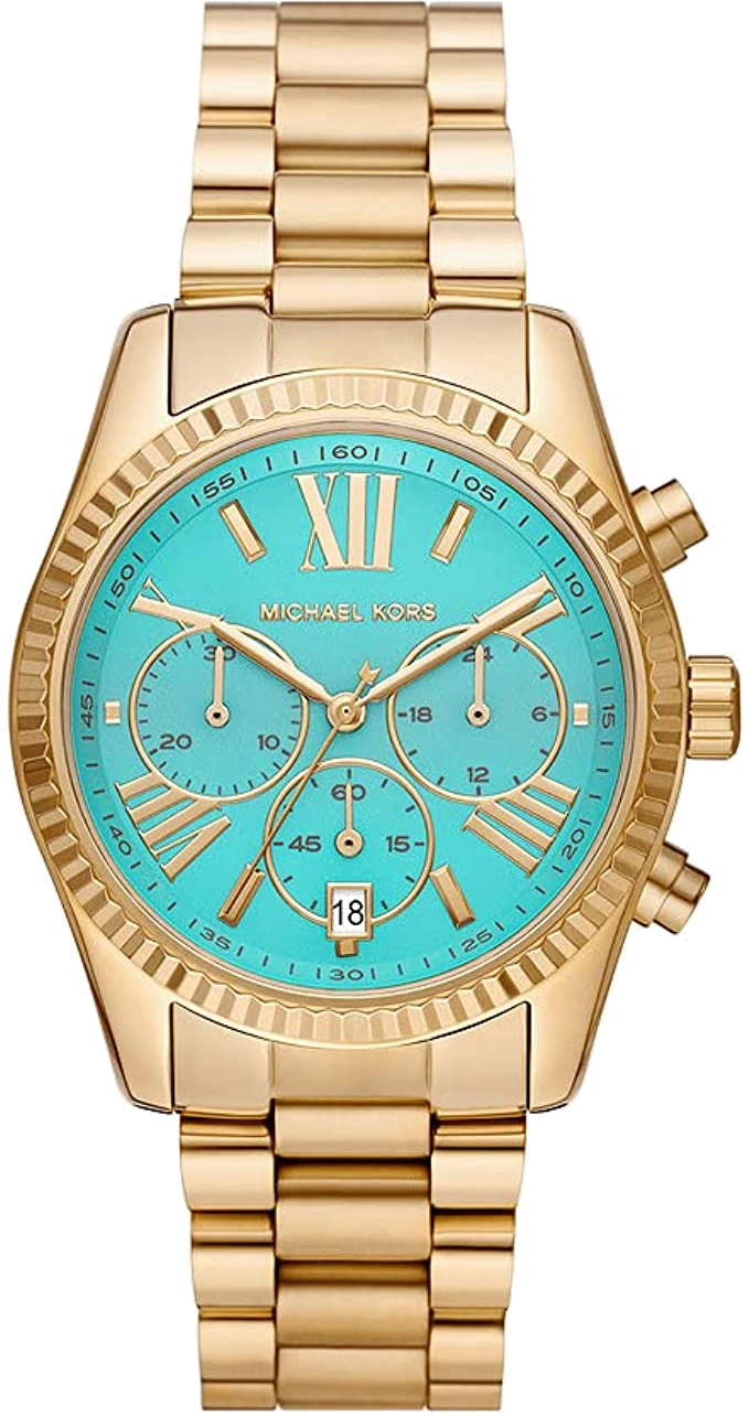Montre Michael Kors MK7216 Lexington en Acier avec Cadran Turquoise