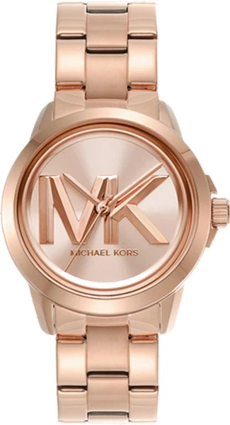 Montre femme Michael Kors MK7318 cadran MK bracelet en acier inoxydable plaqué or rose