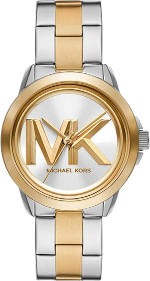 Montre femme Michael Kors MK7319 cadran logo MK bracelet bicolore acier et or