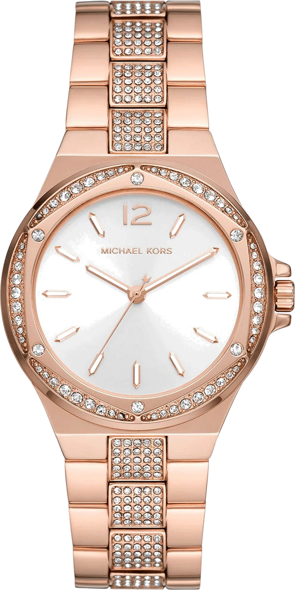 Montre Michael Kors Lennox MK7362 cadran bracelet en acier inoxydable doré rose